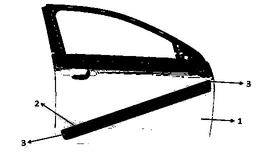 Preparation method of resin fiber composite material vehicle door anti-collision component and method for connecting resin fiber composite material vehicle door anti-collision component with vehicle door