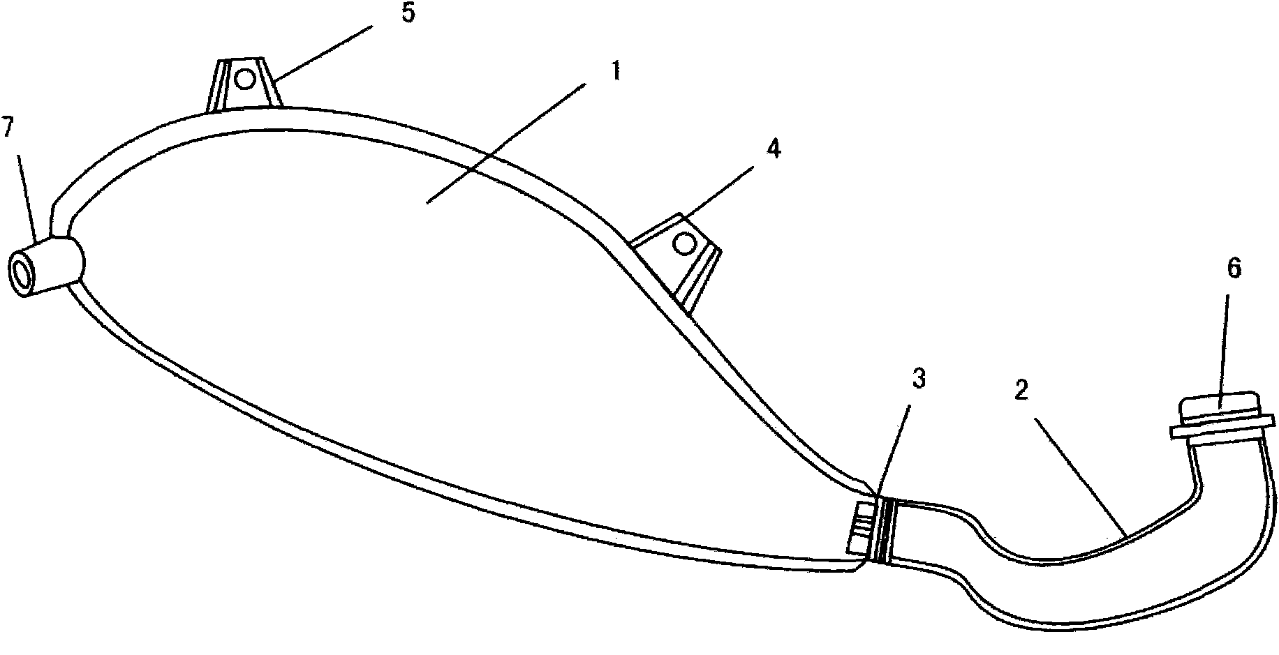 Process for manufacturing muffler