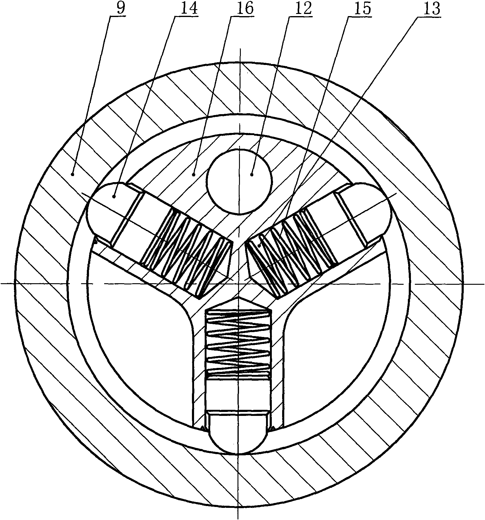 Quick-heat-conduction multi-point armoured thermocouple (thermal resistor)