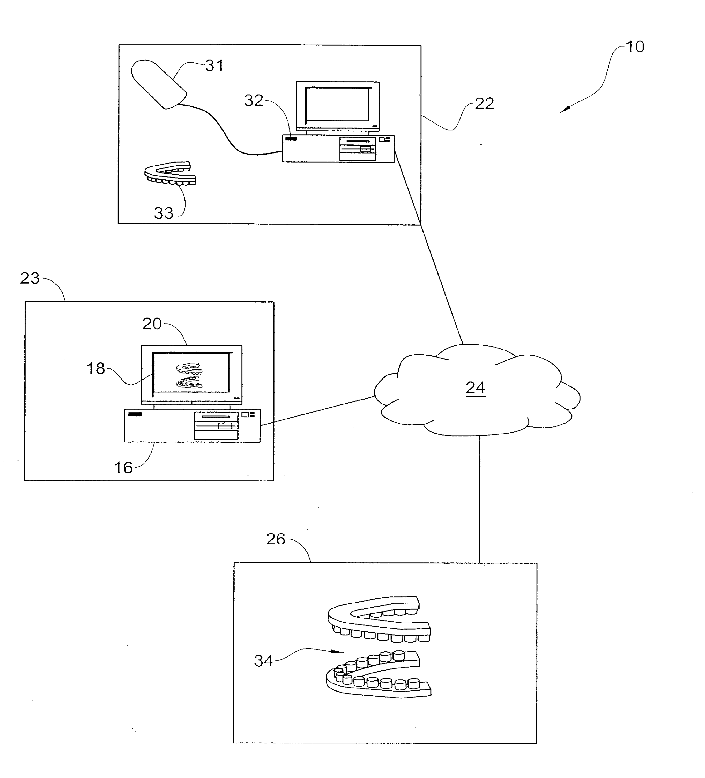 Method and system for designing and producing dental prostheses and appliances