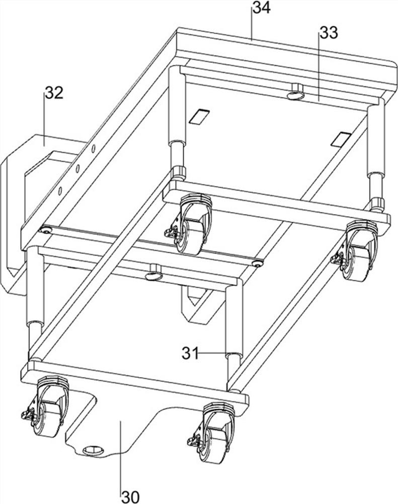 Multifunctional operating bed for treating five sense organs