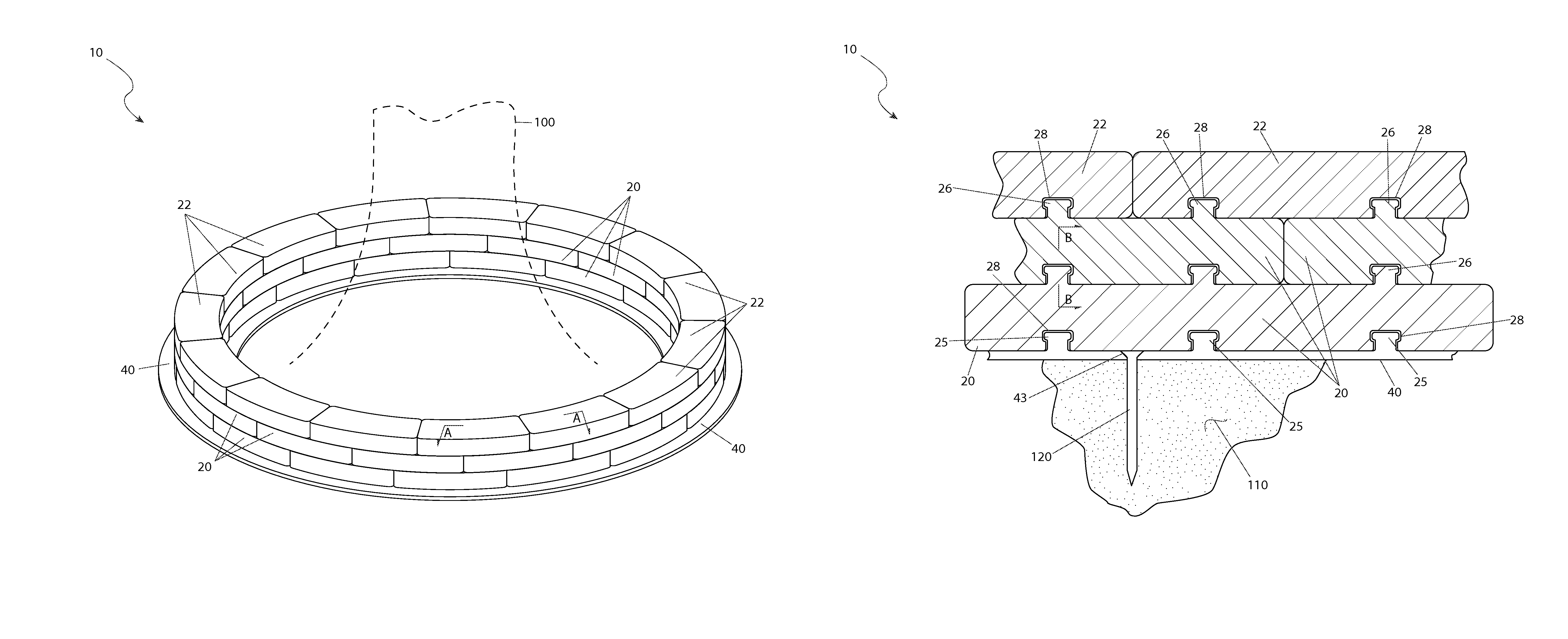 Pre-formed landscape barrier