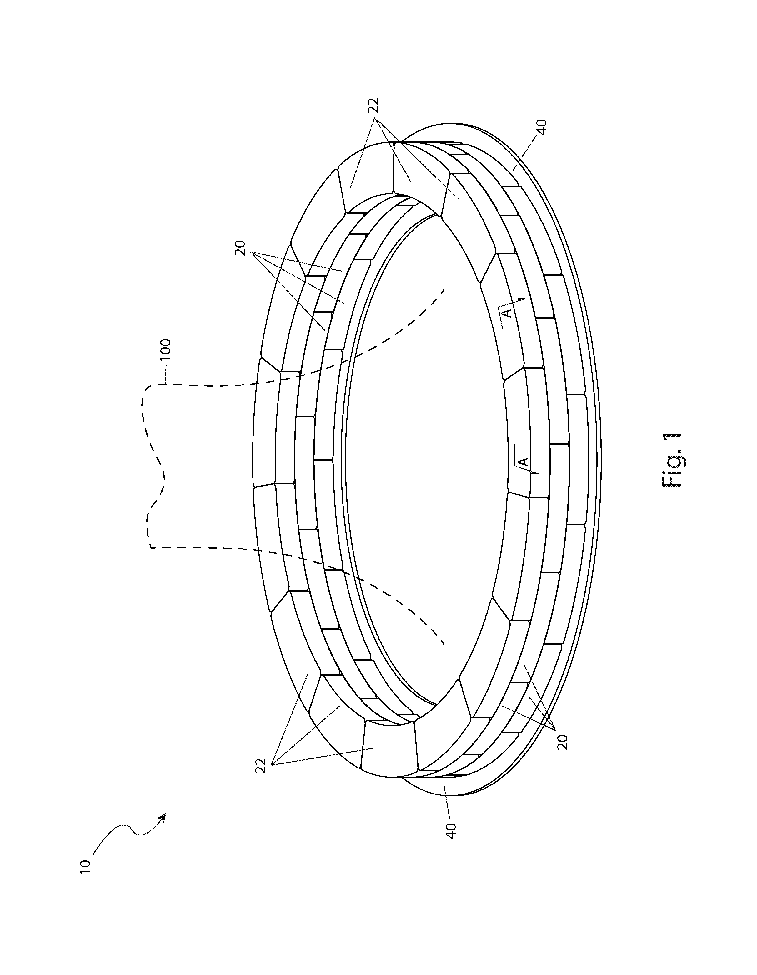 Pre-formed landscape barrier