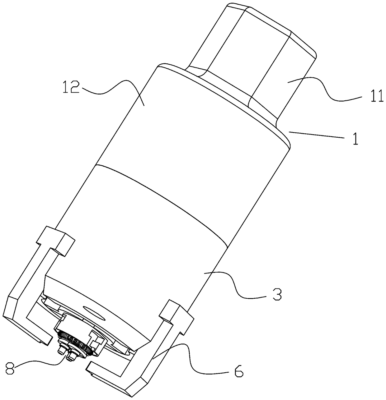 Self-resetting non-standard precise screw screwing-up robot