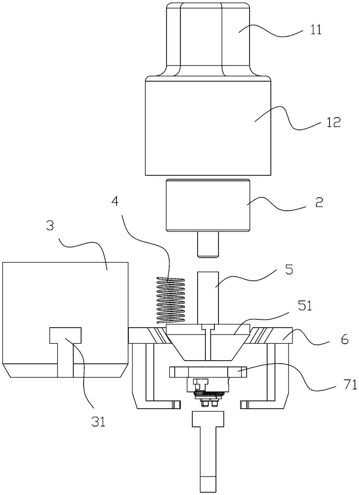 Self-resetting non-standard precise screw screwing-up robot