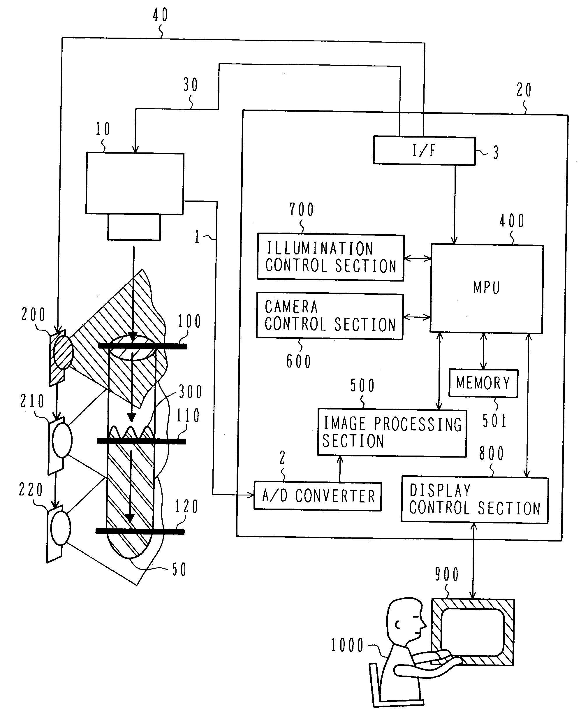 Foreign matter detecting system