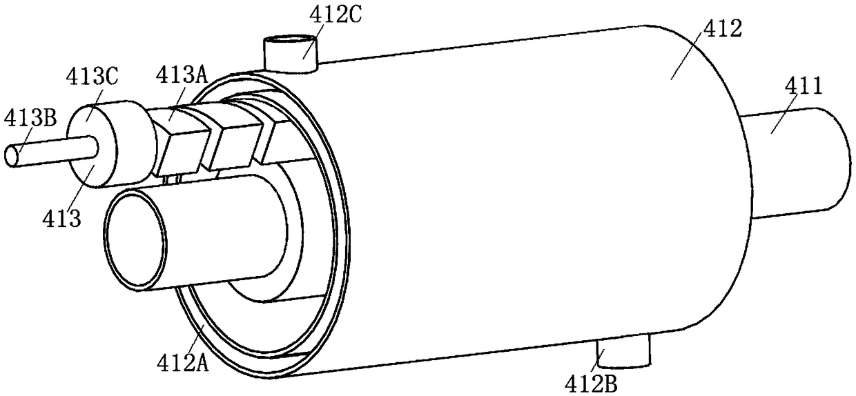 Forming technology and production device for circulating water fish farming water tank