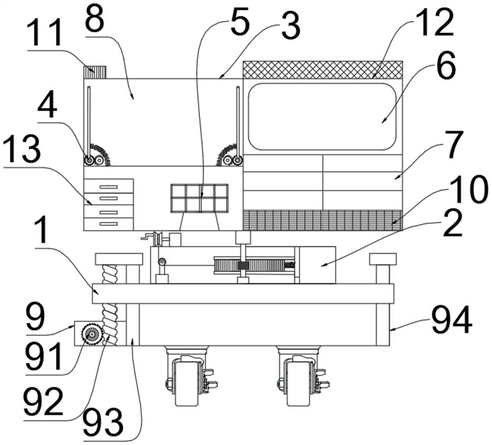 Teaching demonstration device for enterprise management