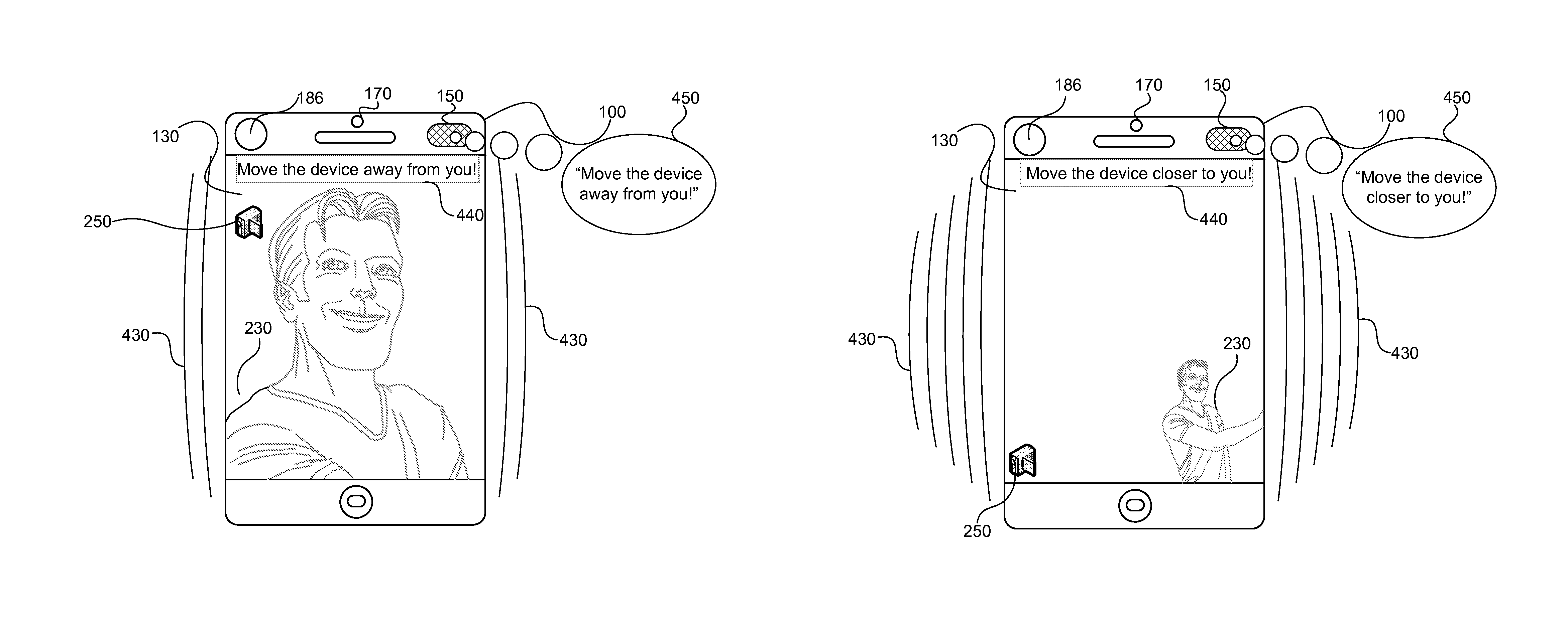 System and method for providing haptic feedback to assist in capturing images