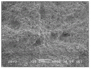 Method for removing surface covering of steel failure fracture