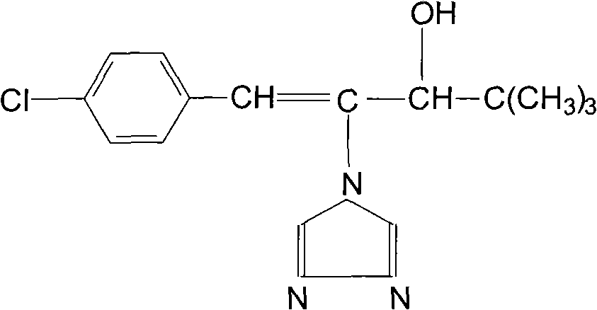 Uniconazole slow-release microcapsules and preparation method thereof