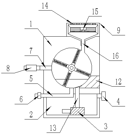 Dust purification device for environmental sanitation