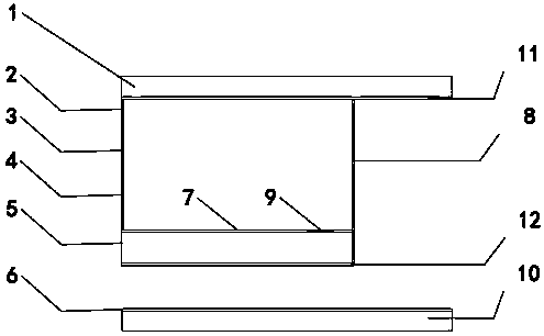 Three-dimensional novel band absorption type broadband frequency selection structure