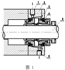 A self-cleaning mechanical seal chamber structure