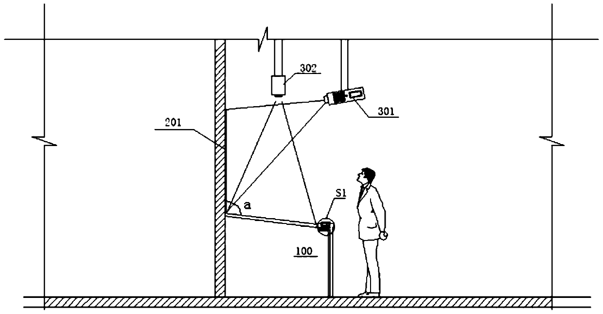 Rotary flying screen multimedia device