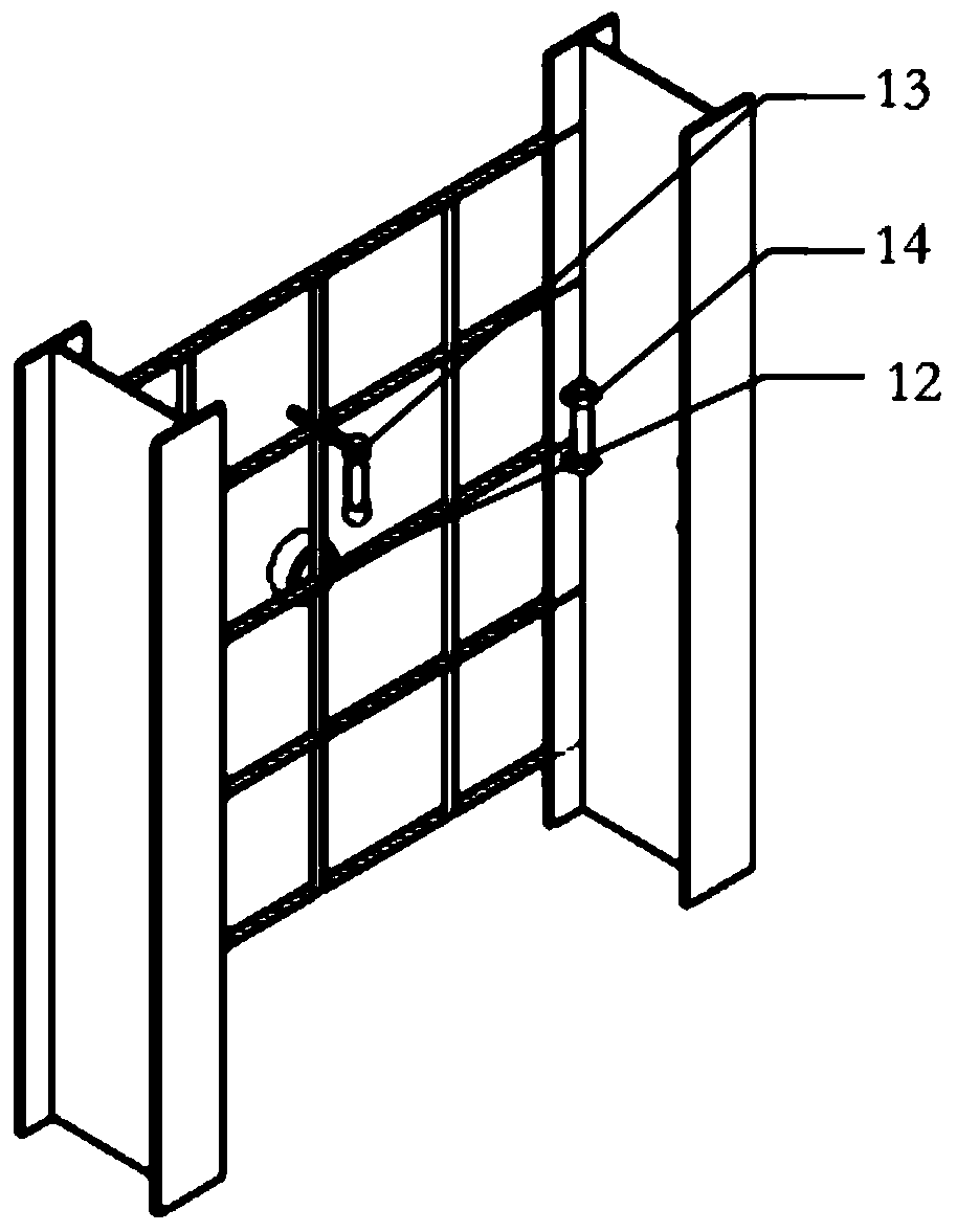 A device and method for monitoring the stress of a tunnel support structure