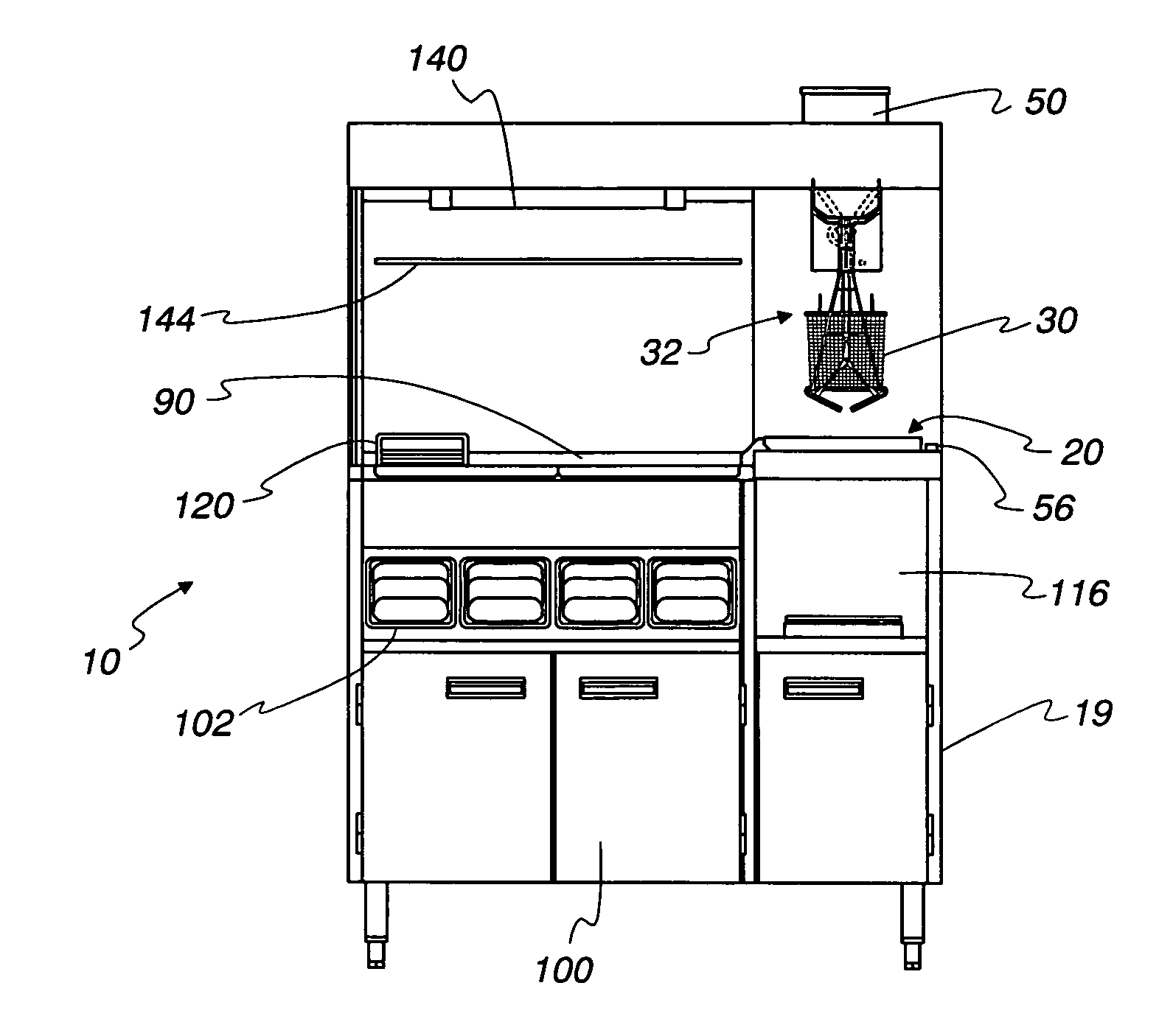 Storage and packaging of bulk food items and method