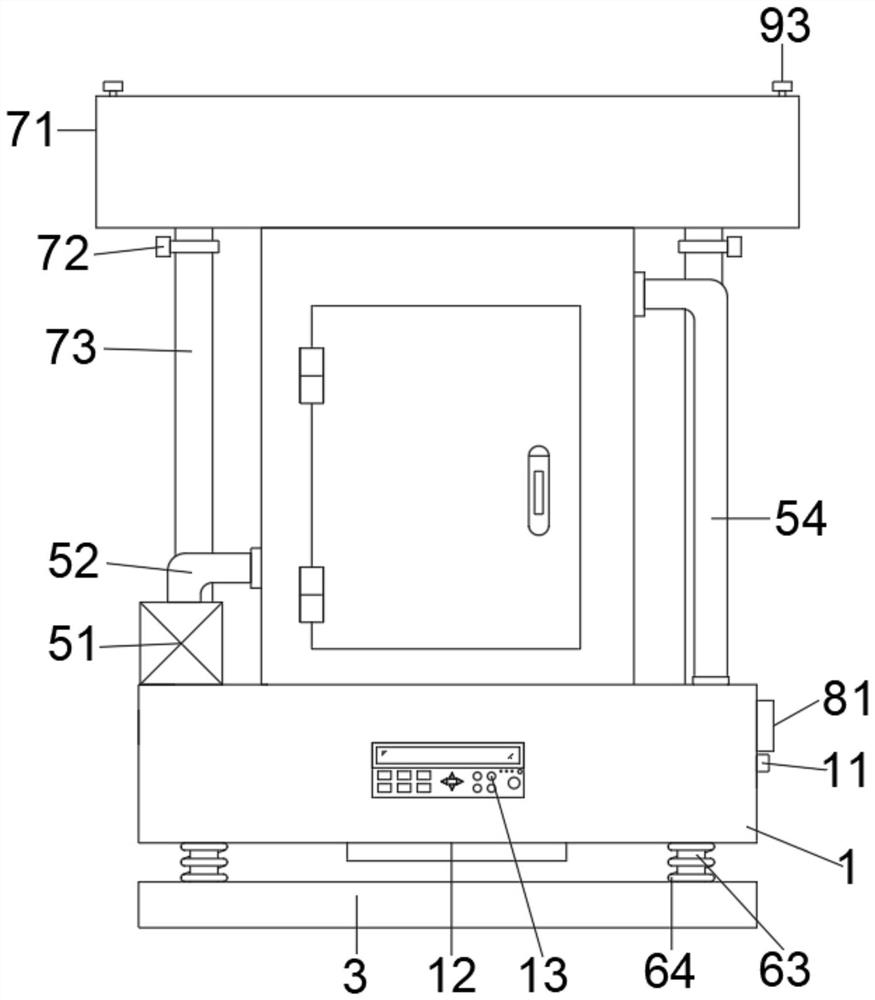 Cooling base for furnace water slag field instrument control terminal box and using method of cooling base