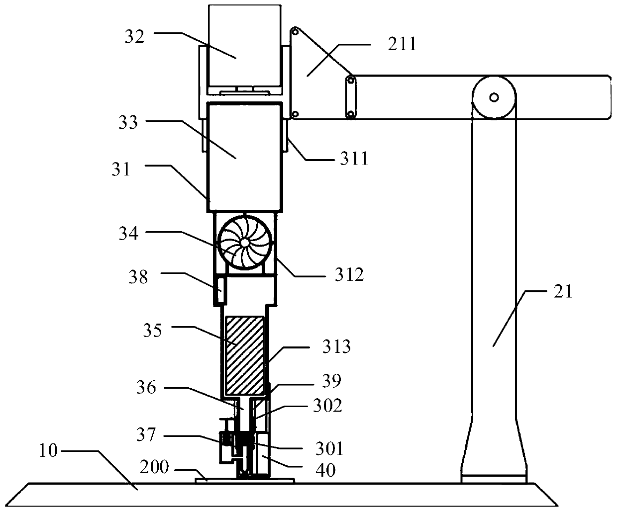 LED module maintenance device