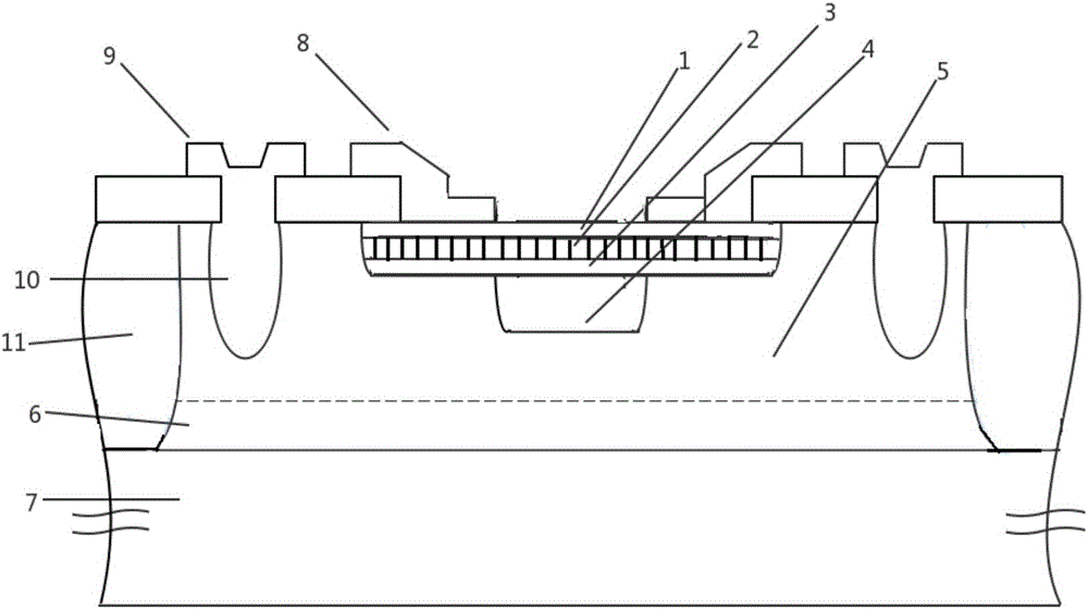 Quantum-dot wide-spectrum single-photon detector and detection method thereof