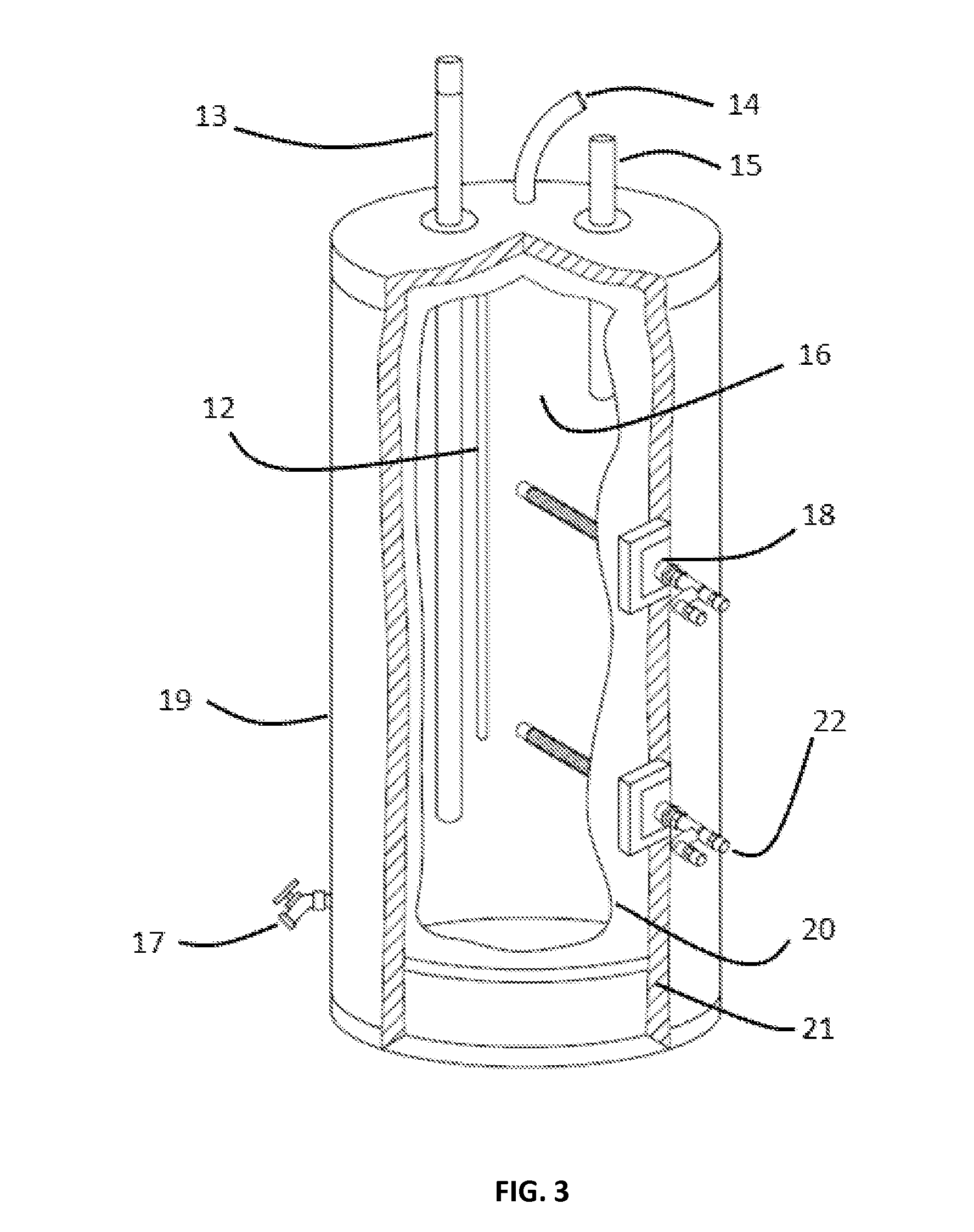 Screw-in heat exchanging element for water heaters