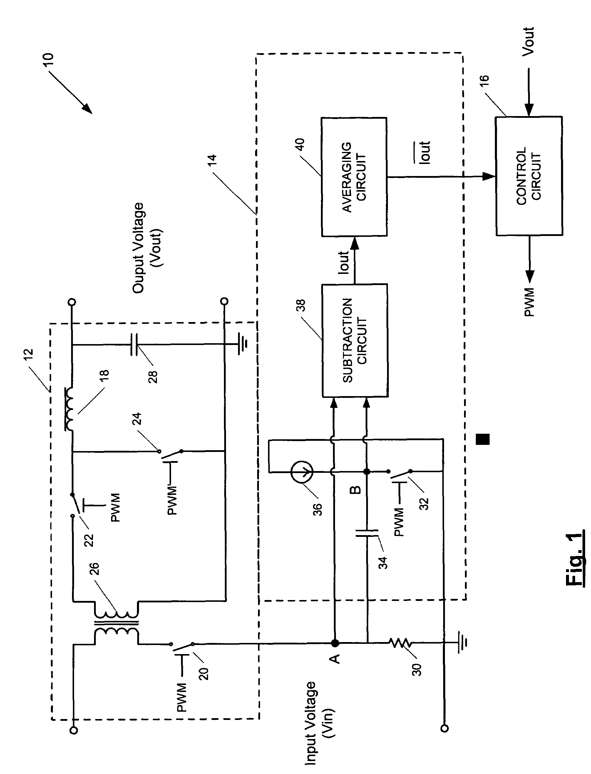 Current limit circuit and power supply including same