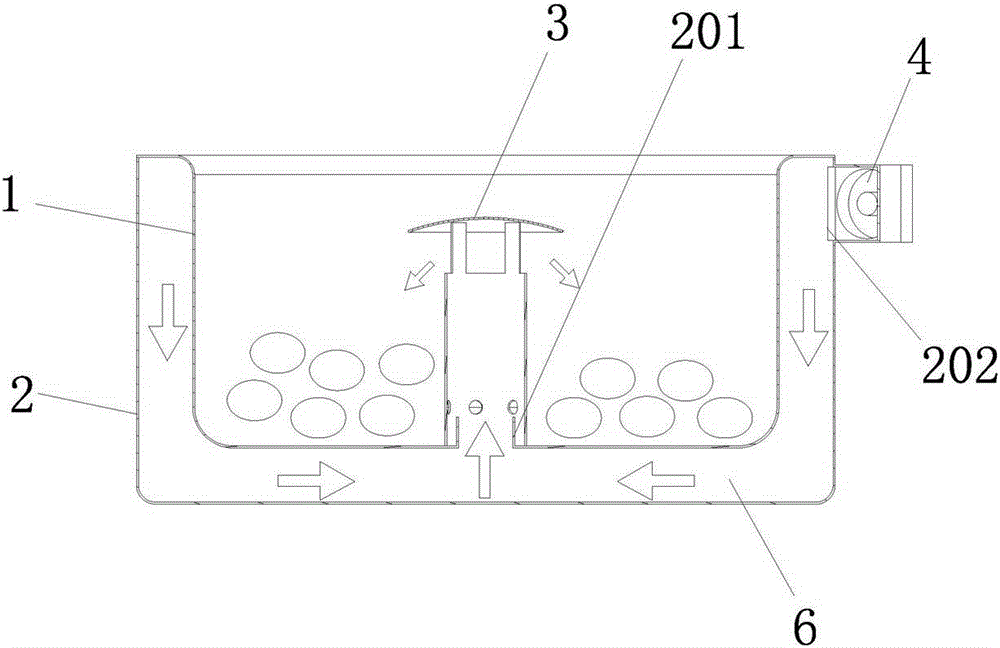 Air duct type barbecue grill