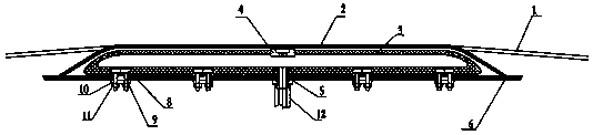 Safety air bag device used for submarine