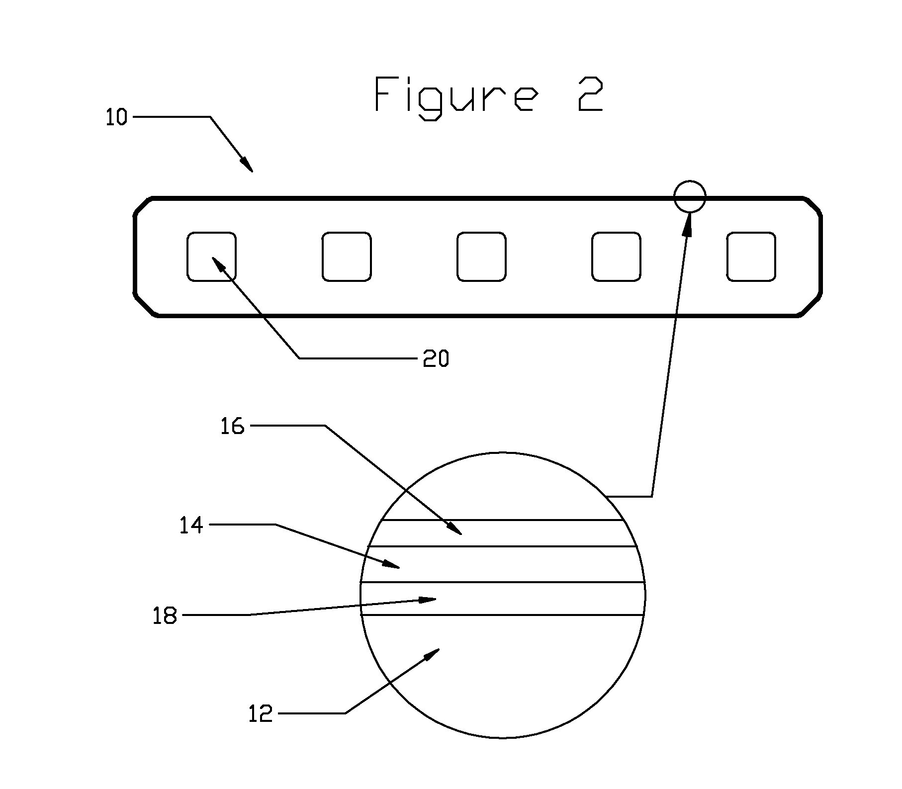 Composite component having a multilayer cap