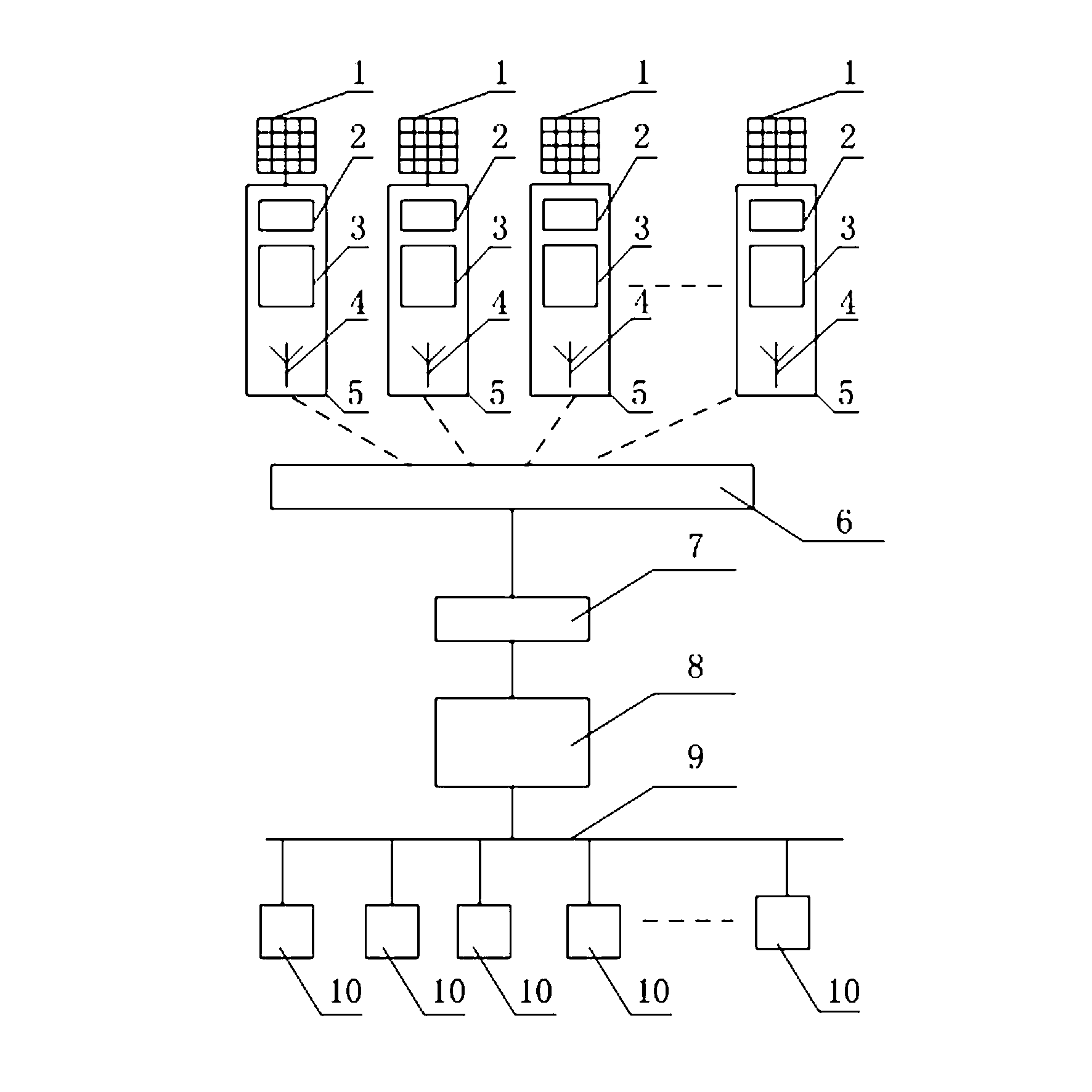 Intelligent insulator salt deposit density online monitoring device