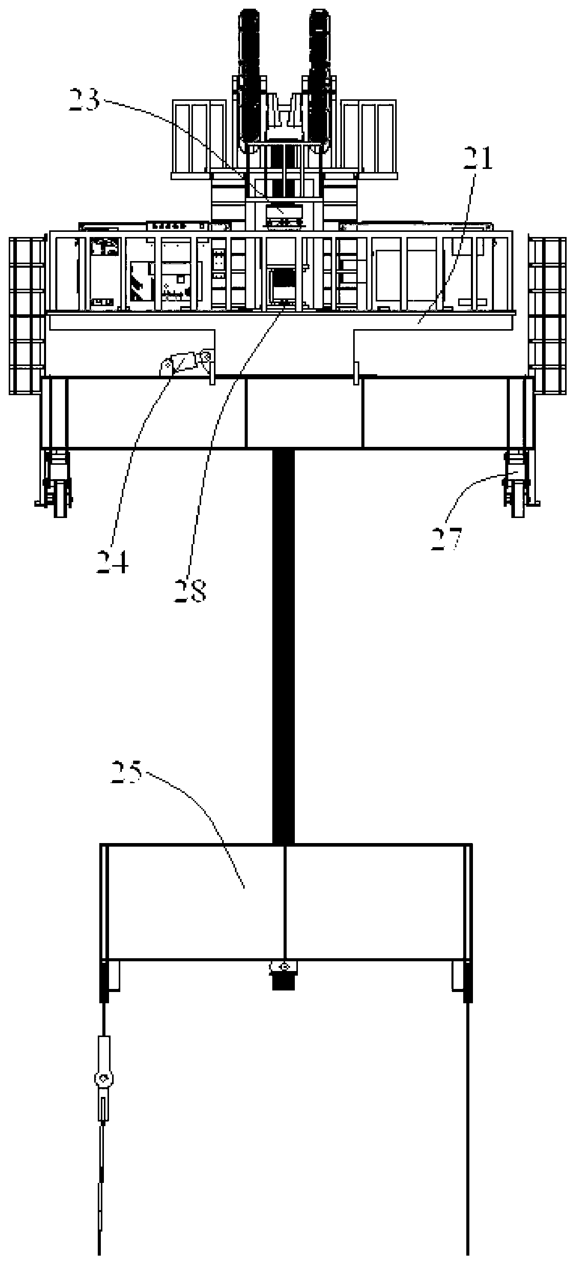 Integral replacing and hoisting method of steam generator of in-service nuclear power plant