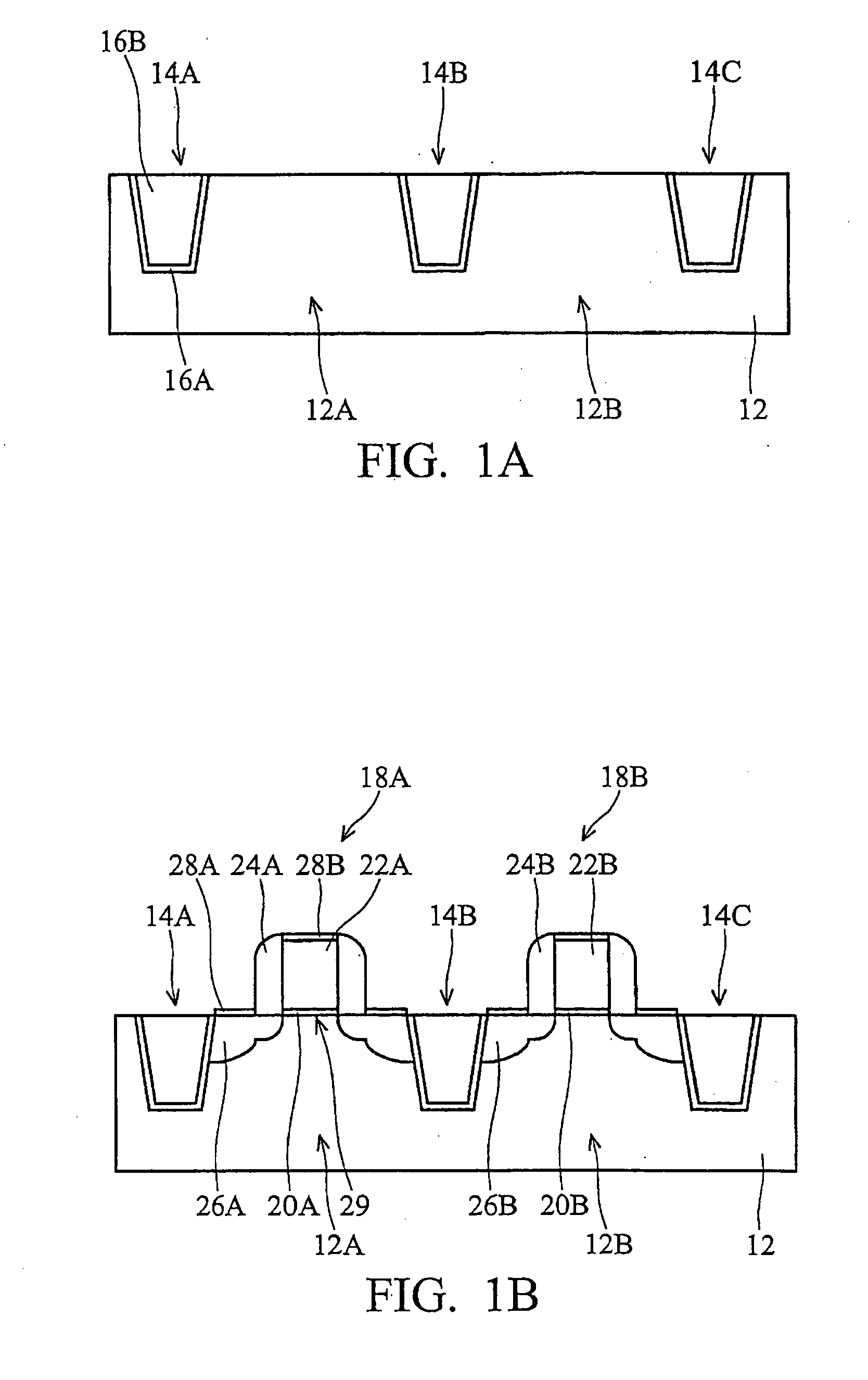 High performance strained channel mosfets by coupled stress effects