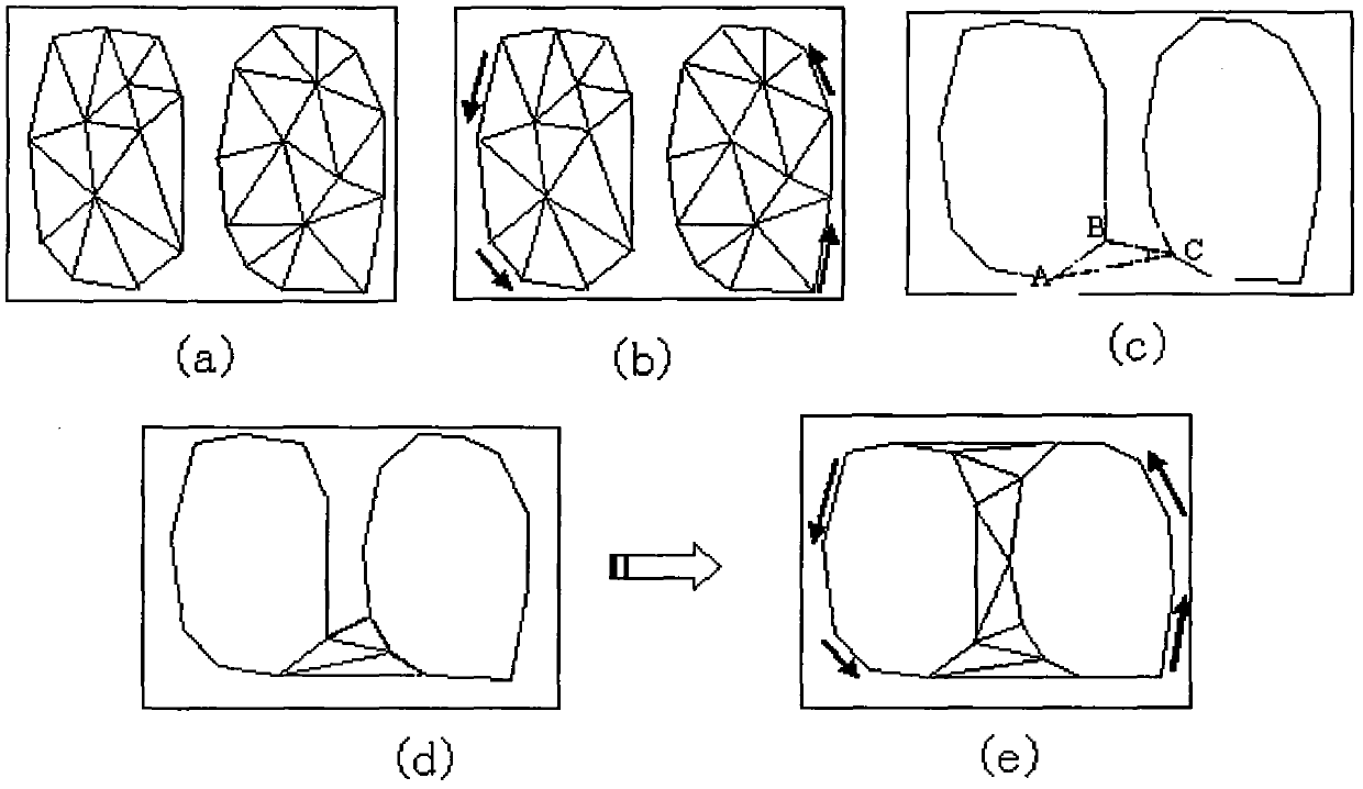 Mass airborne LiDAR point cloud Delaunay triangulation network parallel construction method and apparatus thereof