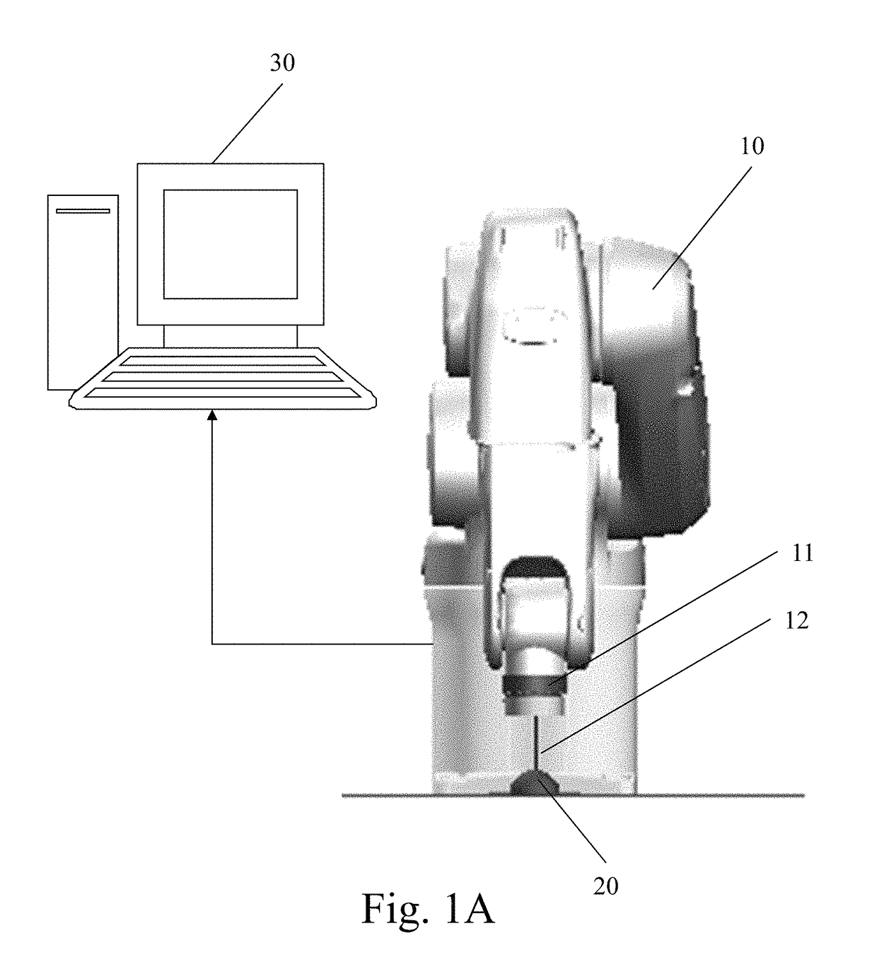 System for automatically and precisely positioning robotic arm and method thereof