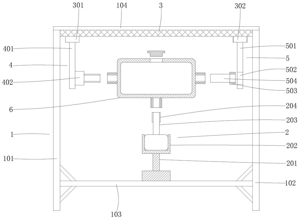 Soil stirring device for contaminated soil treatment