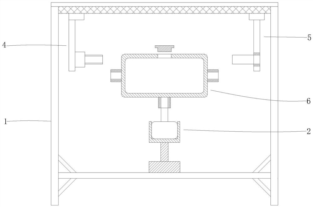 Soil stirring device for contaminated soil treatment