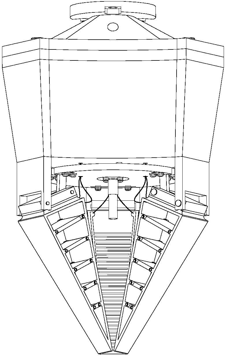 Electrostatic adsorption type soft gripper simulating fin structure