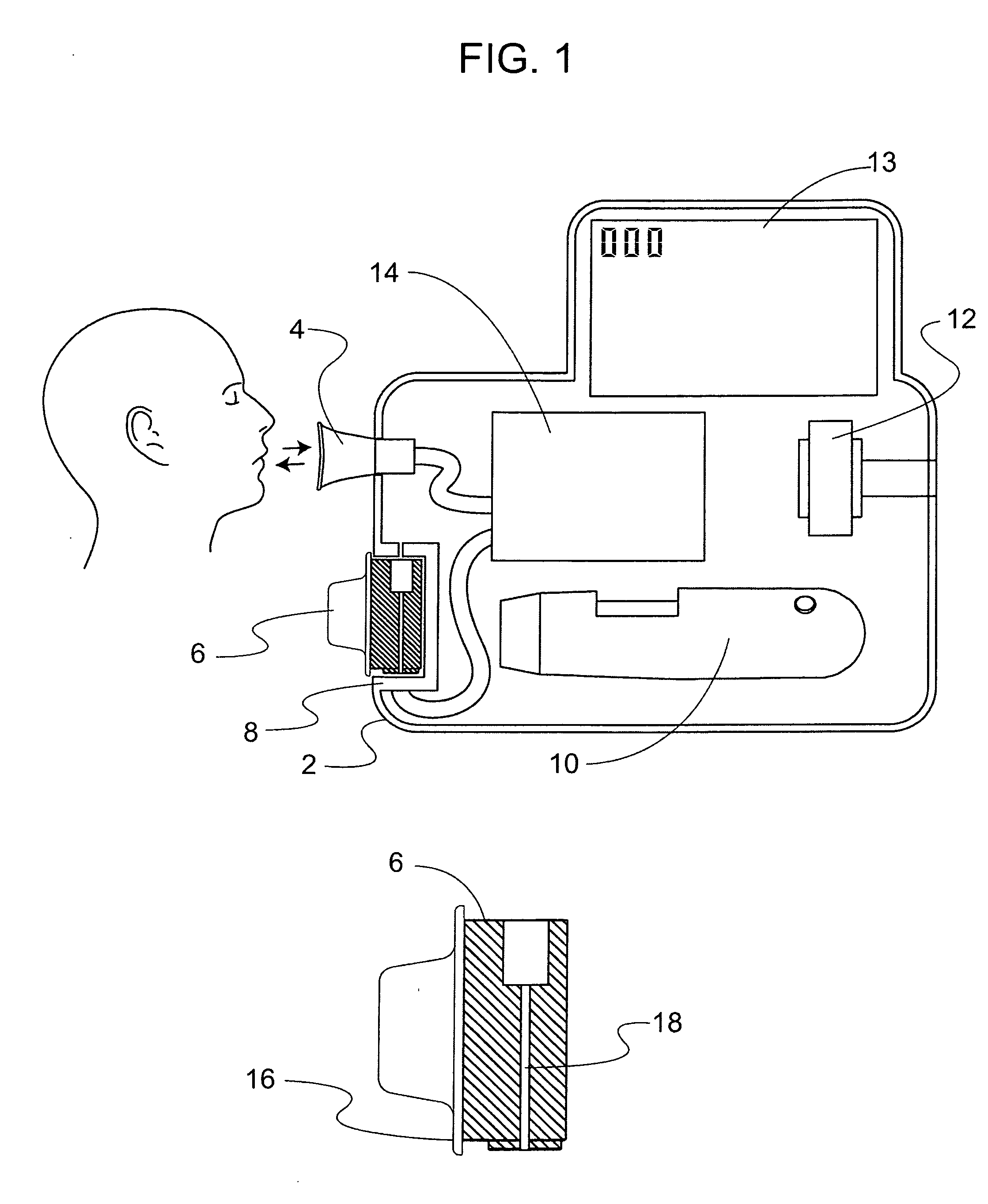 Method and apparatus for analyzing acetone in breath