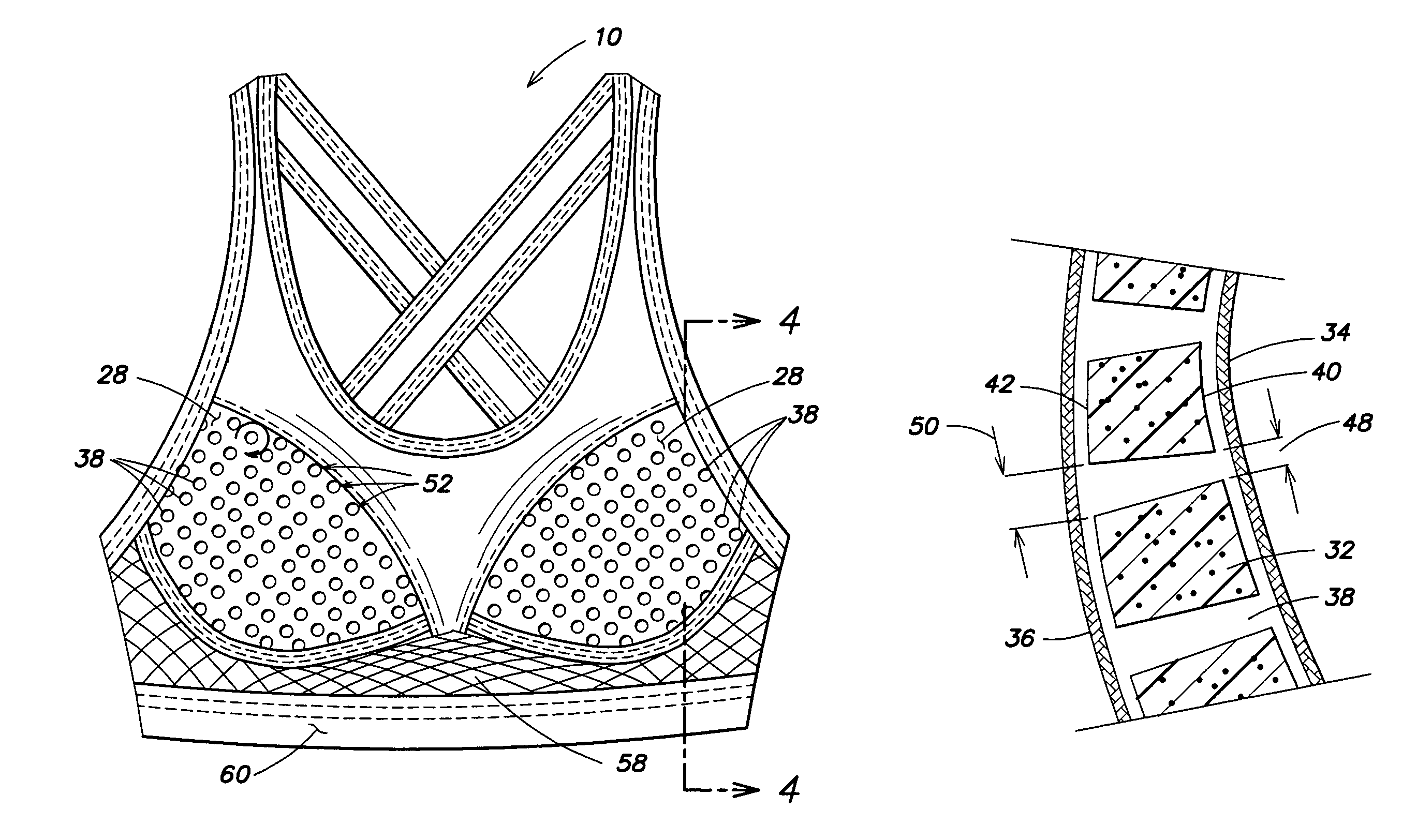 Brassiere, brassiere components, and materials for use thereof