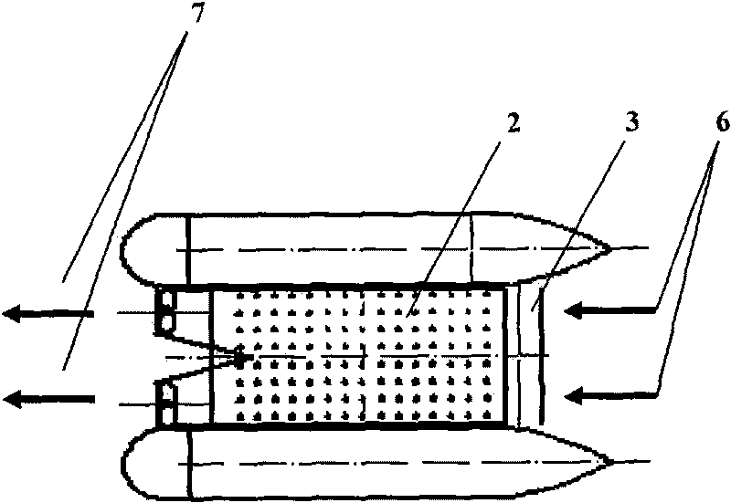 Ultrasonic algal-removing boat used for water bloom emergency treatment