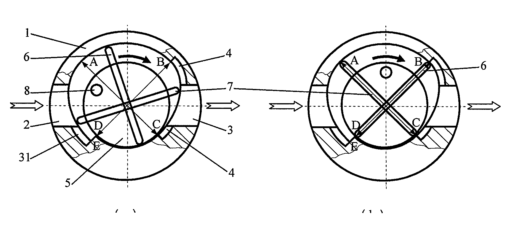 Metering pump with special-shaped cavity