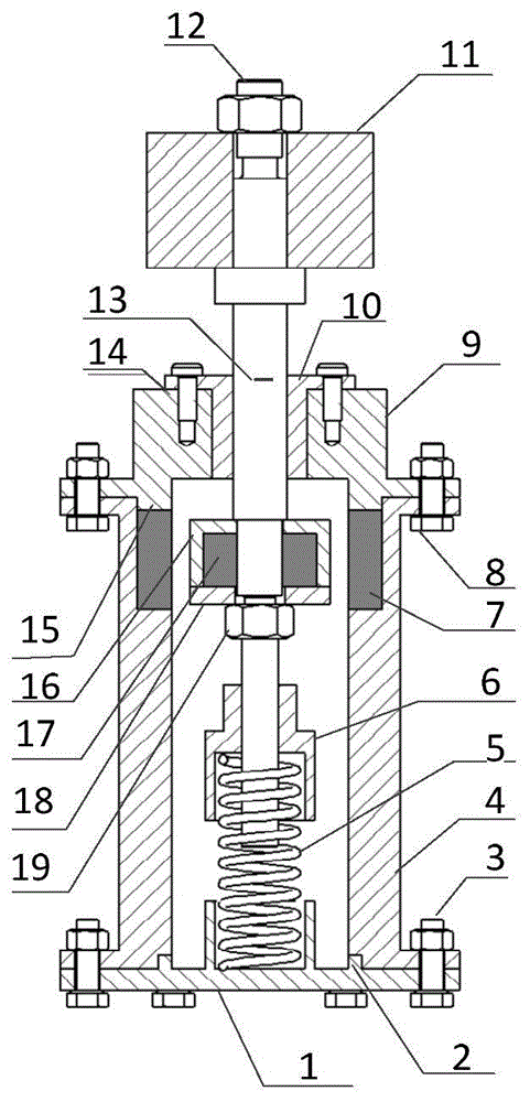 Quasi-zero stiffness vibration isolator with annular permanent magnets used for generating negative stiffness