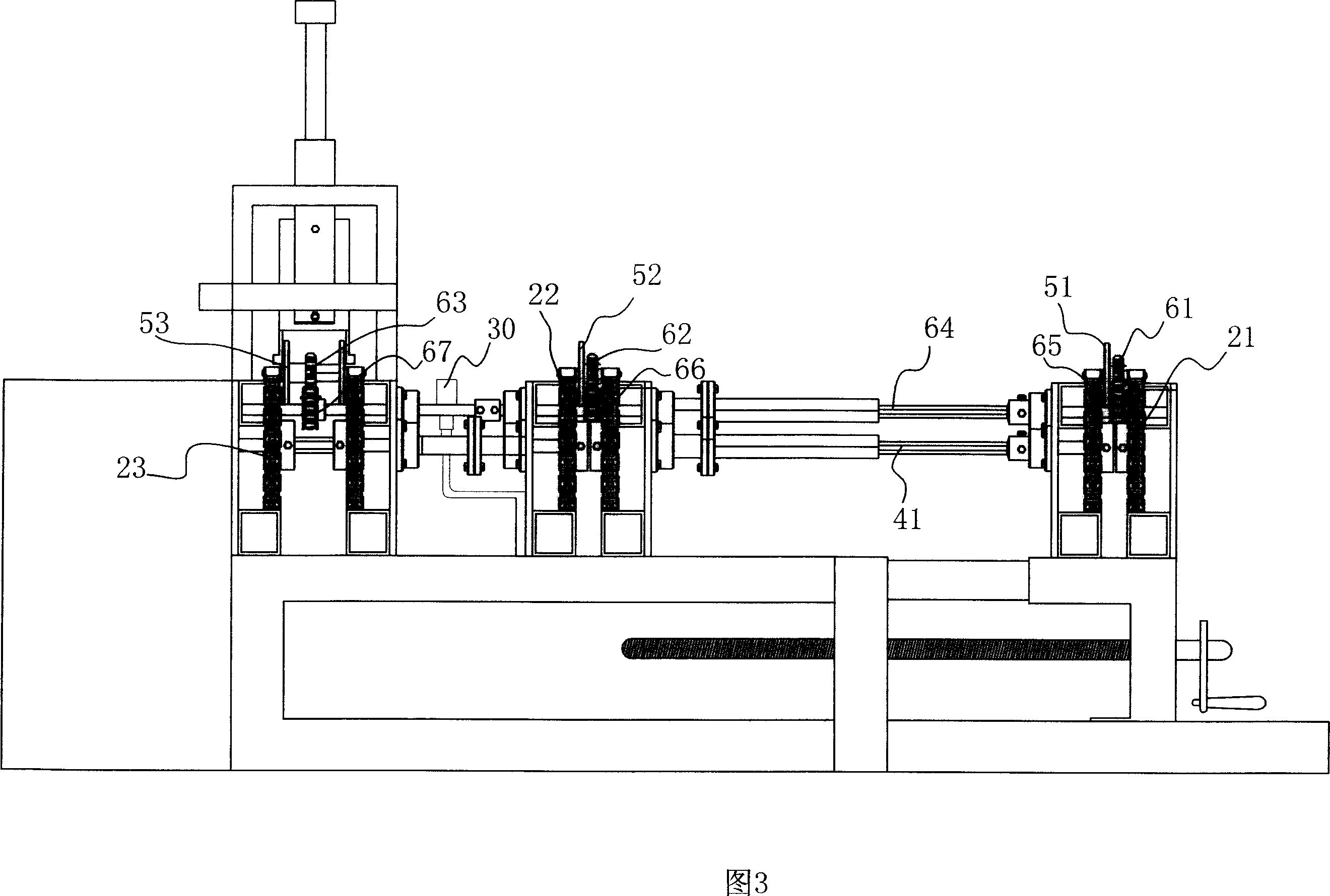 Full-automatic solar heat-collecting tube sealing machine