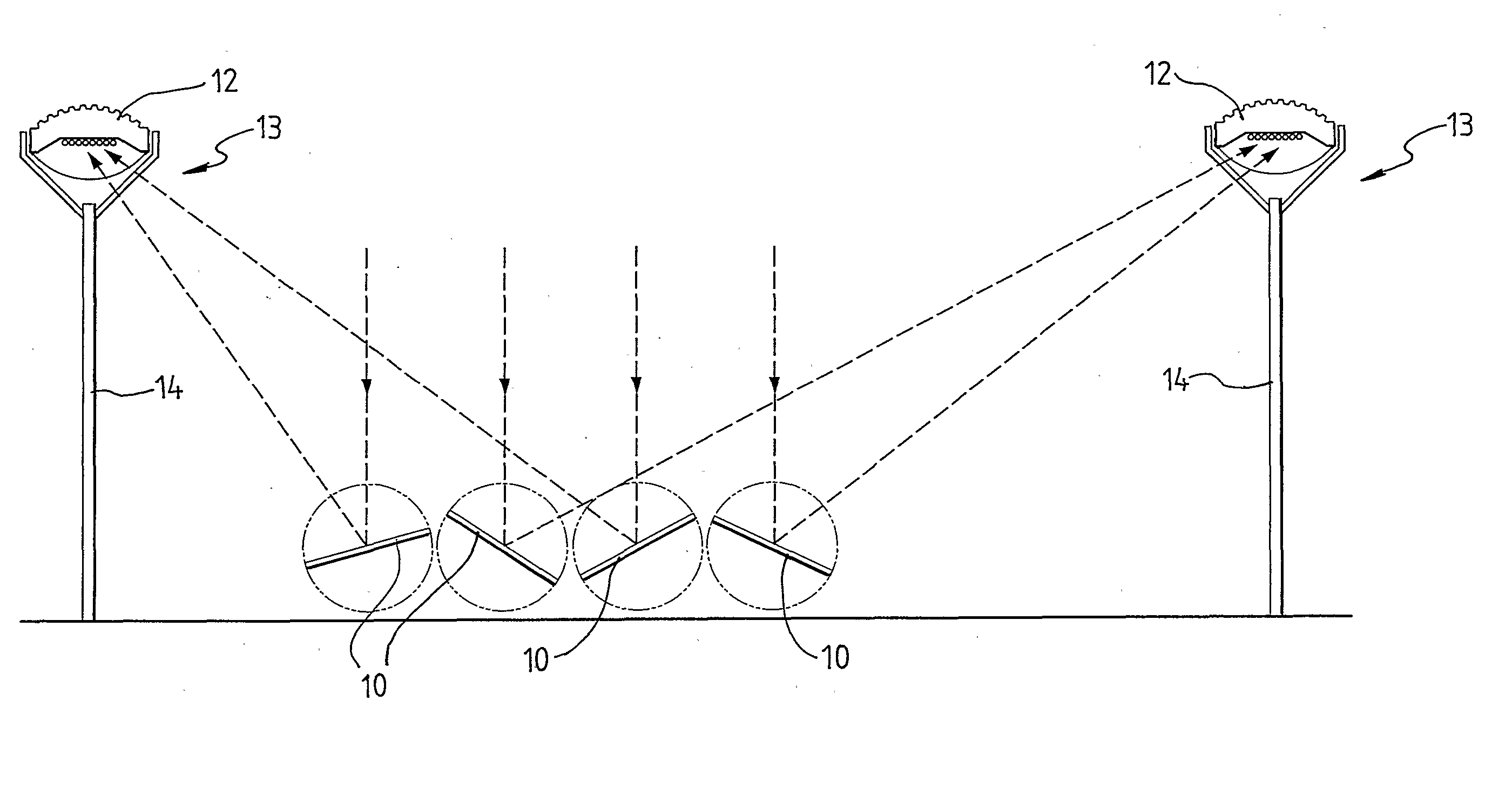 Multi-tube solar collector structure