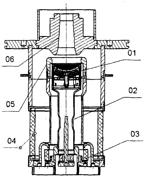 Method for frame mounting of non-intercepting gridded electron gun of klystron