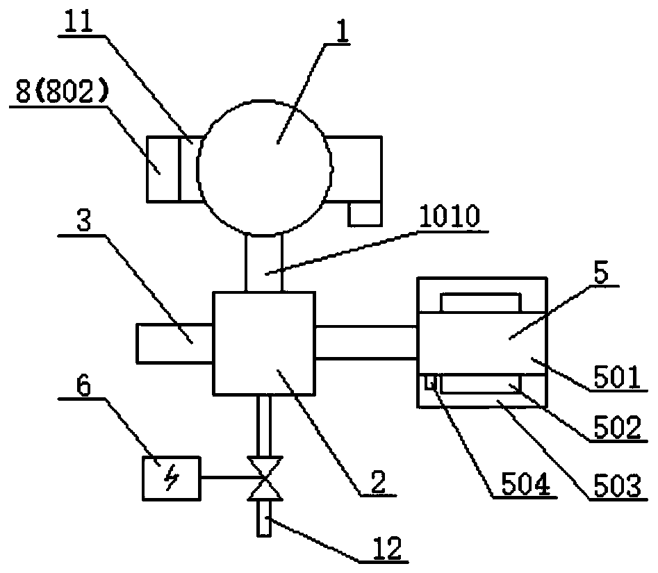 Gas density monitoring device