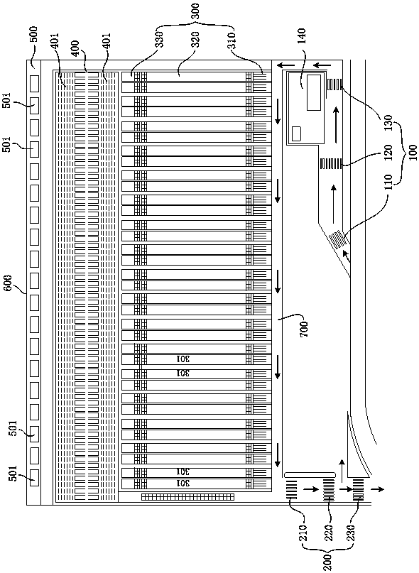 Automatic container loading and unloading wharf