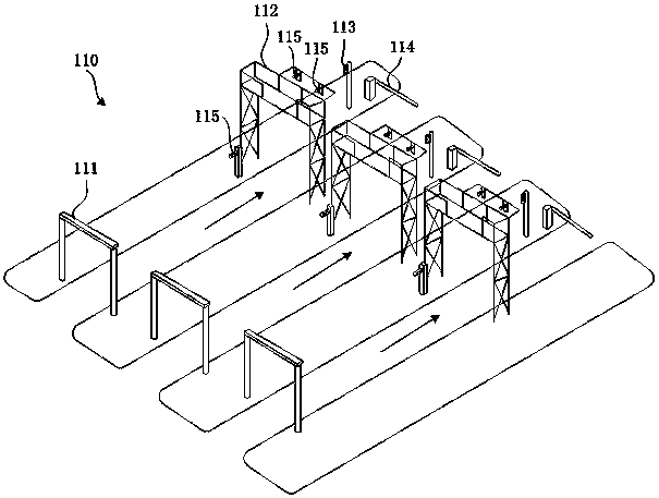 Automatic container loading and unloading wharf