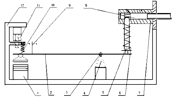 High-speed response electromagnetic pin pulling unlocking device