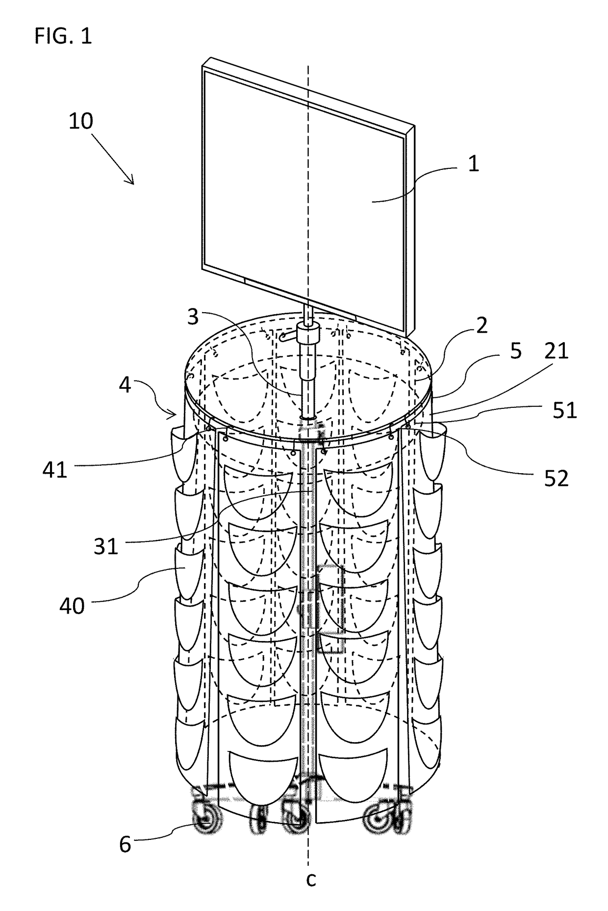 Surgical item counting station and method of use